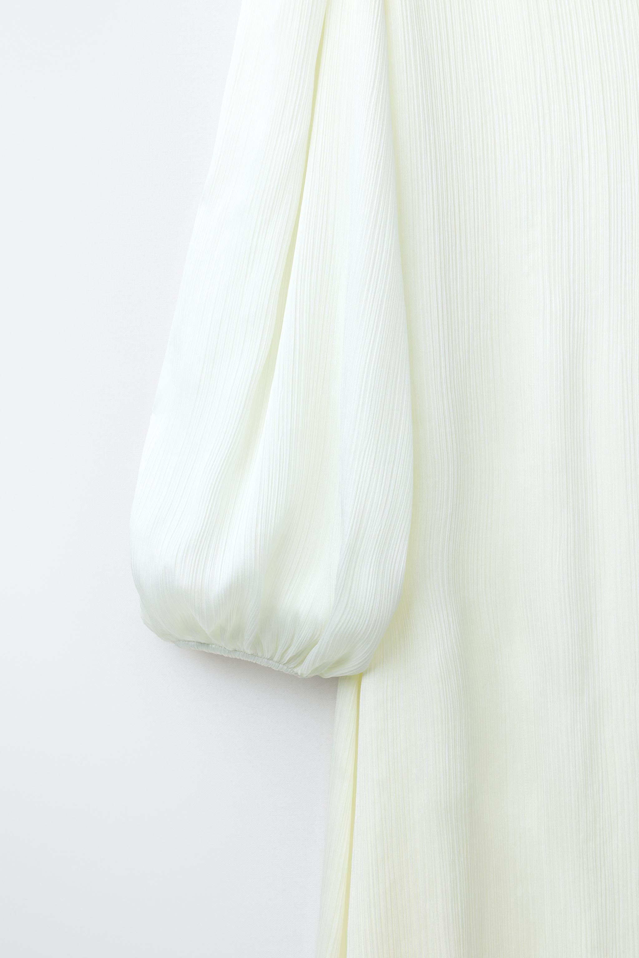 ASYMMETRIC SATIN EFFECT DRESS